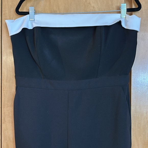 ✨ NEW White House black market elegant fitted bustier cropped jumpsuit 14 WHBM - Picture 2 of 15